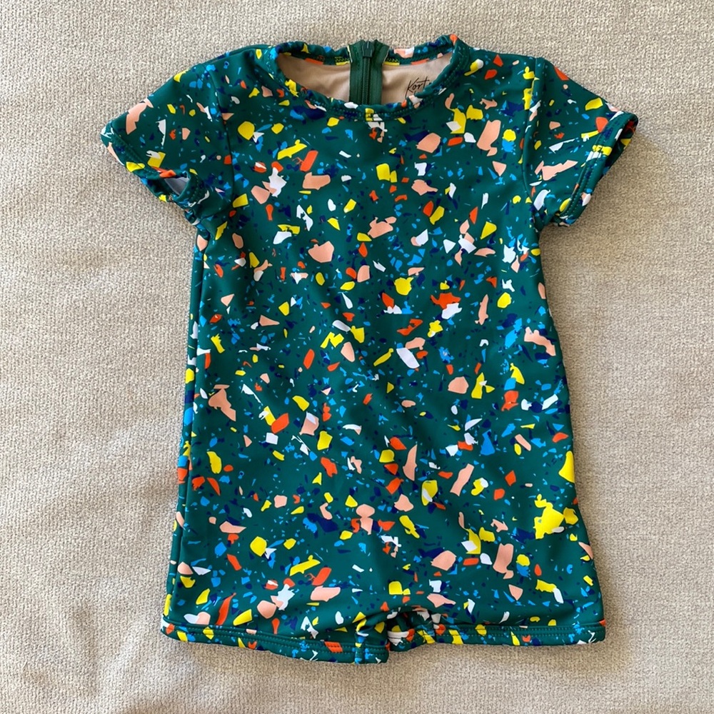 NWT KORTNI JEANE MINI SHORTIES RASHGUARD (UNISEX)